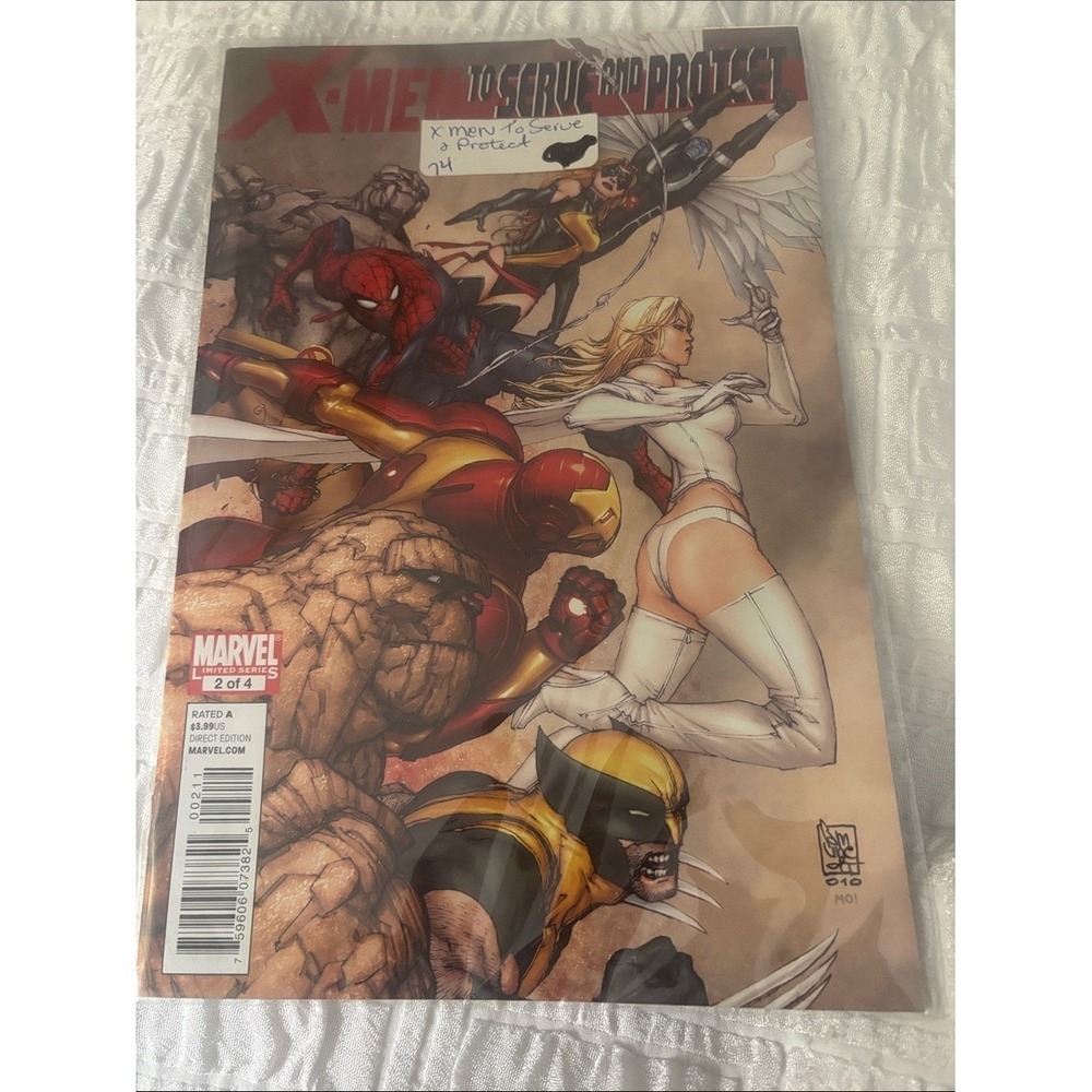 Marvel X-Men To Serve and Protect 2 Comic Book OS Multi Excellent Limited Series